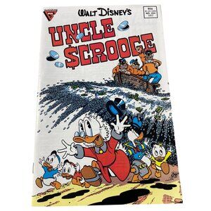 Gladstone Walt Disneys Uncle Scrooge #224 December 1987 Comics Bagged Boarded